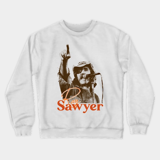 Ray Sawyer Dr Hook Crewneck Sweatshirt by darklordpug